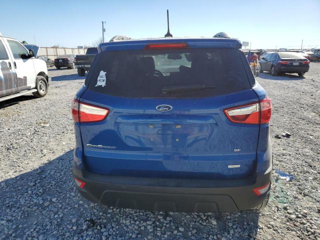 MAJ3S2GEXKC267285 - 2019 FORD ECOSPORT SE BLUE photo 6