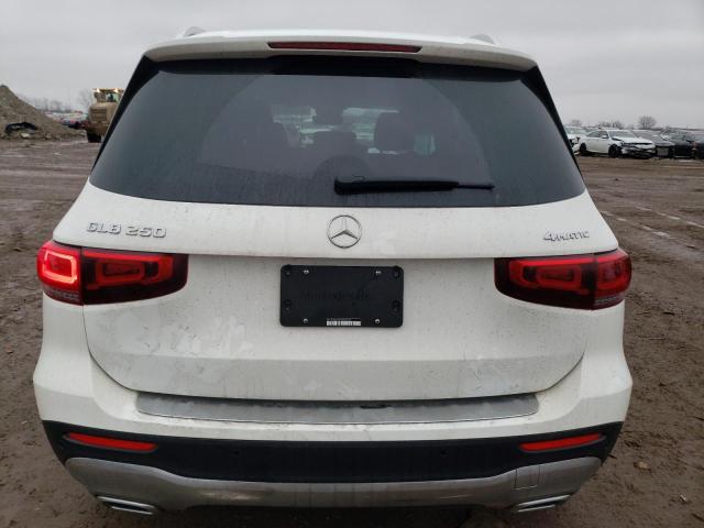 W1N4M4HB9NW230345 - 2022 MERCEDES-BENZ GLB 250 4MATIC WHITE photo 6