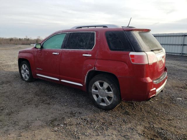 2GKFLZE30D6405527 - 2013 GMC TERRAIN DENALI MAROON photo 2