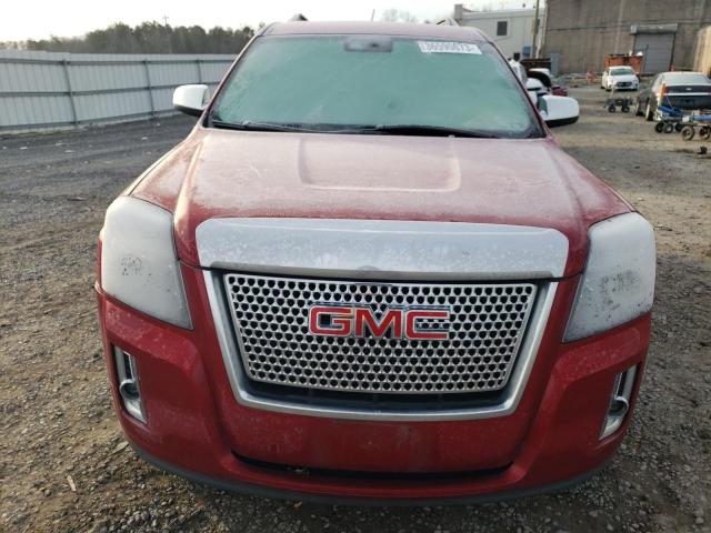 2GKFLZE30D6405527 - 2013 GMC TERRAIN DENALI MAROON photo 5