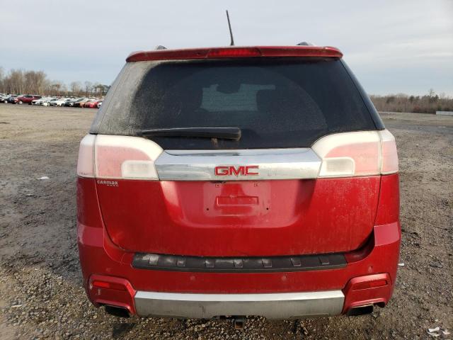 2GKFLZE30D6405527 - 2013 GMC TERRAIN DENALI MAROON photo 6