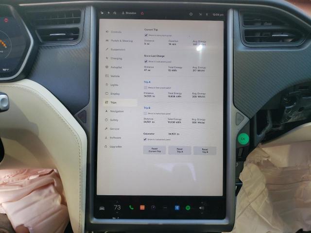 5YJSA1E27JF275941 - 2018 TESLA MODEL S Սպիտակ լուսանկար 9