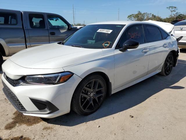 2HGFE2F56NH561608 - 2022 HONDA CIVIC SPORT Weiß Foto 1