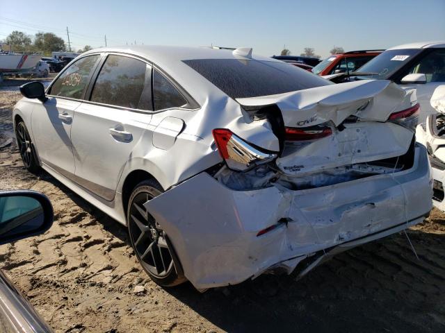 2HGFE2F56NH561608 - 2022 HONDA CIVIC SPORT Weiß Foto 2