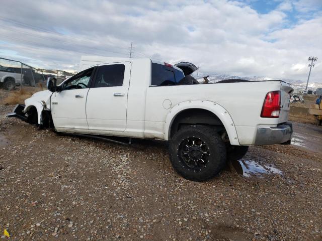 3C63D3ML6CG263575 - 2012 DODGE RAM 3500 LARAMIE WHITE photo 2