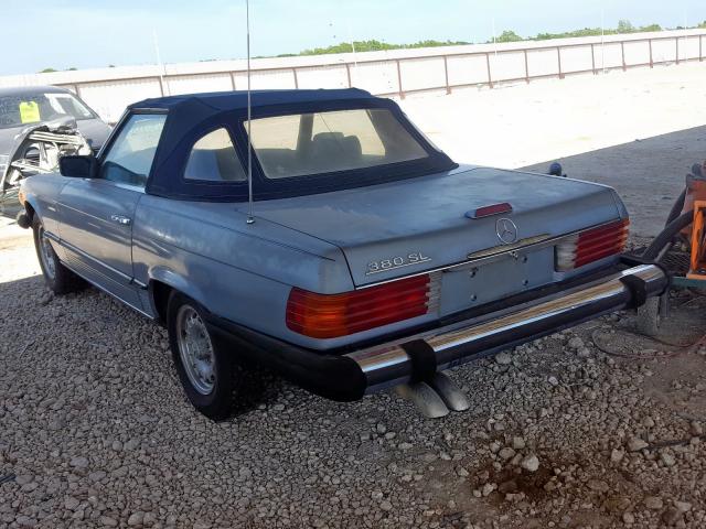 WDBBA45A3BB000708 - 1981 MERCEDES-BENZ 380 SL  photo 3