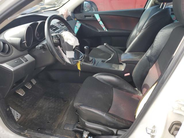 JM1BL1L34D1745233 - 2013 MAZDA SPEED 3 WHITE photo 7