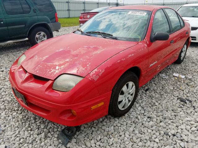 1G2JB524327307219 - 2002 PONTIAC SUNFIRE SE  photo 2