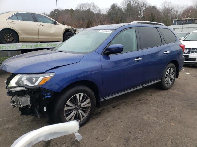 5N1DR2MM0HC905828 - 2017 NISSAN PATHFINDER S 蓝色 照片 1