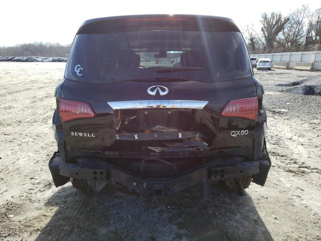 JN8AZ2NF6F9571696 - 2015 INFINITI QX80 BLACK photo 6