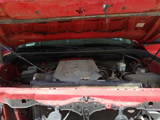 5TFRM5F1XAX019673 - 2010 TOYOTA TUNDRA DOUBLE CAB SR5  photo 7