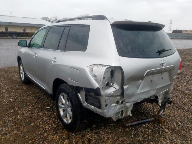 5TDBK3EHXCS098913 - 2012 TOYOTA HIGHLANDER BASE  photo 3