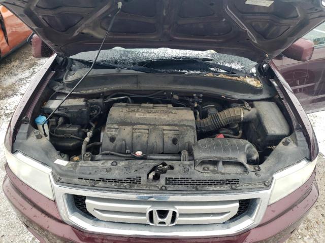 2HJYK16499H502930 - 2009 HONDA RIDGELINE RTS MAROON photo 11