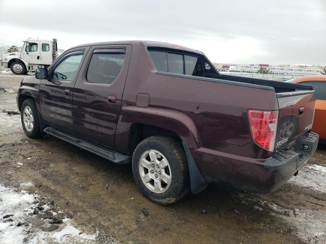 2HJYK16499H502930 - 2009 HONDA RIDGELINE RTS MAROON photo 2