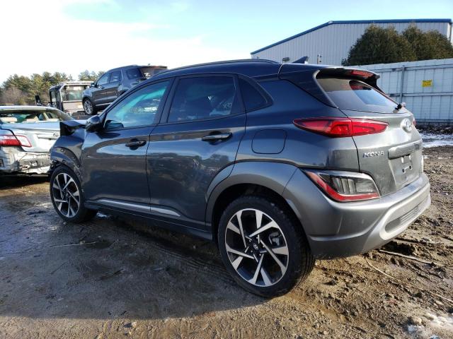 KM8K5CA37NU813593 - 2022 HYUNDAI KONA LIMITED GRAY photo 2