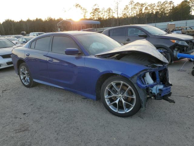 2C3CDXHG4LH220144 - 2020 DODGE CHARGER GT BLUE photo 4