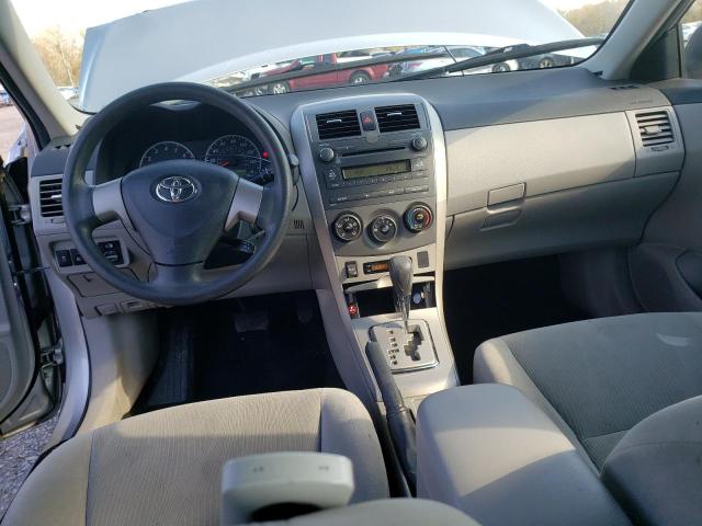 2T1BU4EE6BC752464 - 2011 TOYOTA COROLLA BASE SILVER photo 8