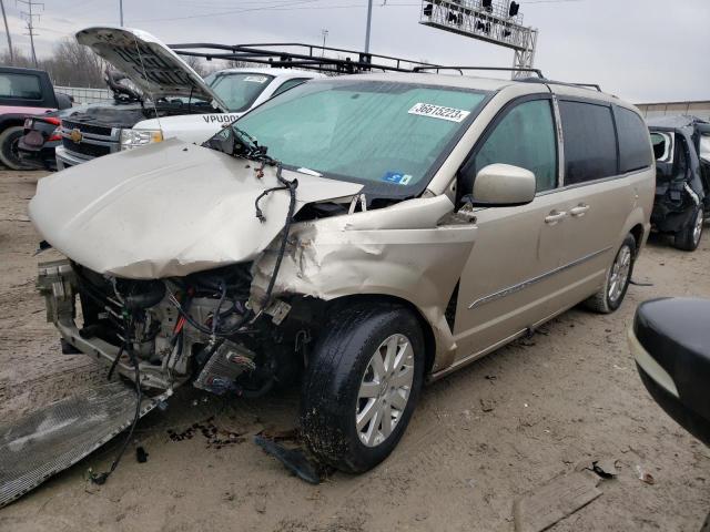 2C4RC1BG3ER448003 - 2014 CHRYSLER TOWN & COU TOURING 金色 照片 1