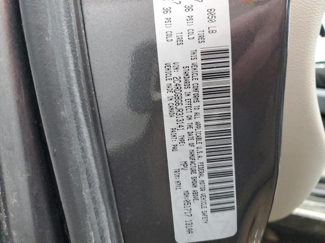 2C4RDGBG6JR313141 - 2018 DODGE GRAND CARA SE GRAY photo 13