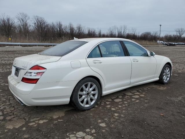 WDDNG86X39A267344 - 2009 MERCEDES-BENZ S 550 4MATIC WHITE photo 3