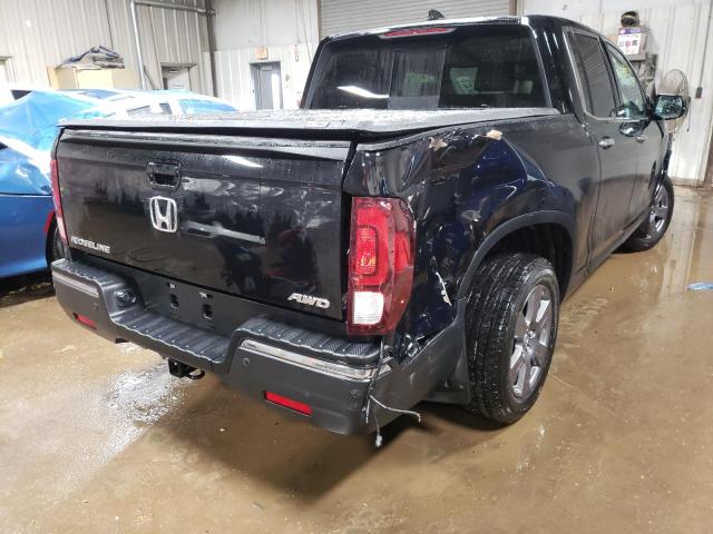 5FPYK3F76LB006708 - 2020 HONDA RIDGELINE RTL BLACK photo 4