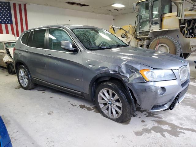 5UXWX9C55E0D25026 - 2014 BMW X3 XDRIVE28I GRAY photo 4