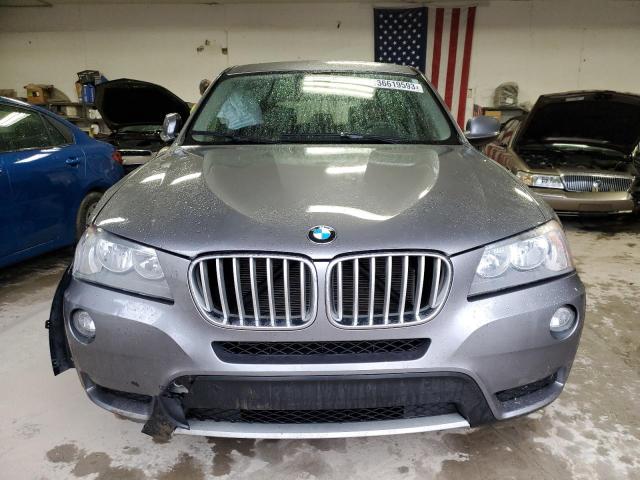 5UXWX9C55E0D25026 - 2014 BMW X3 XDRIVE28I GRAY photo 5