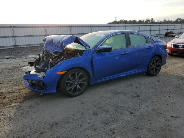 19XFC2F82KE010016 - 2019 HONDA CIVIC SPORT Azul foto 1