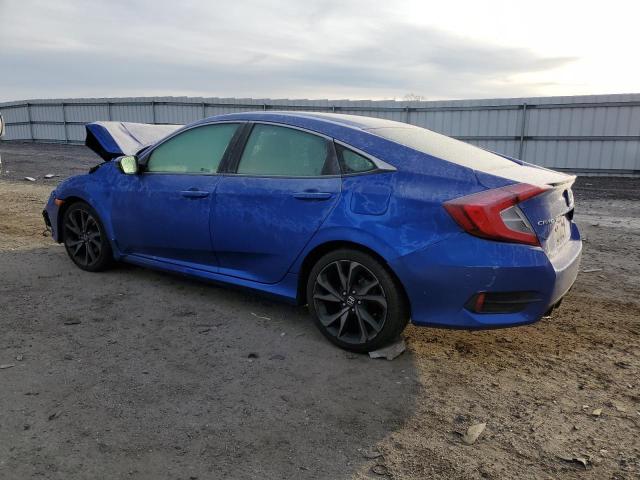19XFC2F82KE010016 - 2019 HONDA CIVIC SPORT Azul foto 2