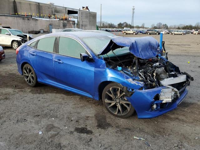 19XFC2F82KE010016 - 2019 HONDA CIVIC SPORT Azul foto 4