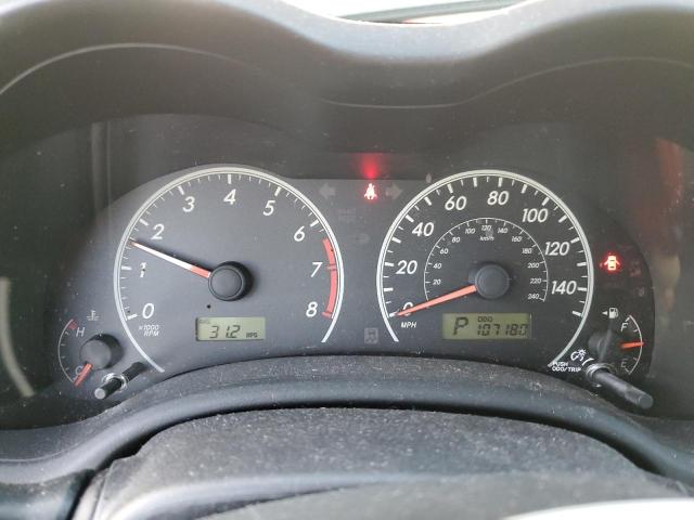 JTDBU4EE4B9147994 - 2011 TOYOTA COROLLA BASE GRAY photo 9