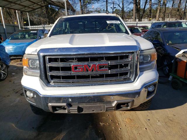 3GTU2VECXEG152690 - 2014 GMC SIERRA K1500 SLT WHITE photo 5