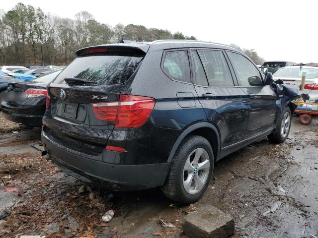 5UXWX5C52BL710740 - 2011 BMW X3 XDRIVE28I BLACK photo 3