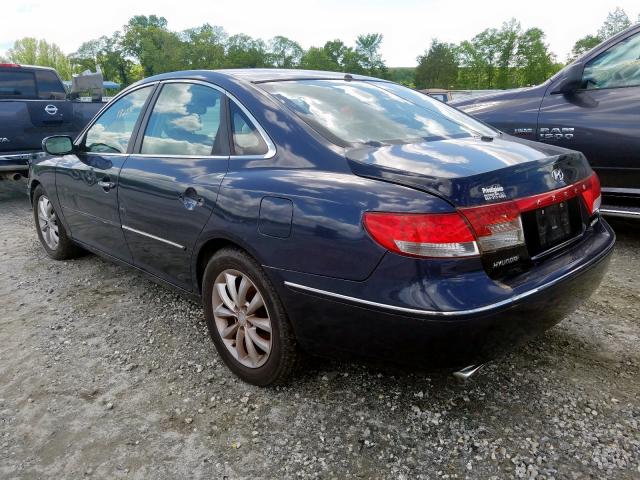 KMHFC46F26A084695 - 2006 HYUNDAI AZERA SE  photo 3