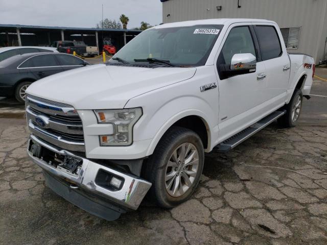 1FTEW1EG3GKE56234 - 2016 FORD F150 SUPER WHITE photo 1