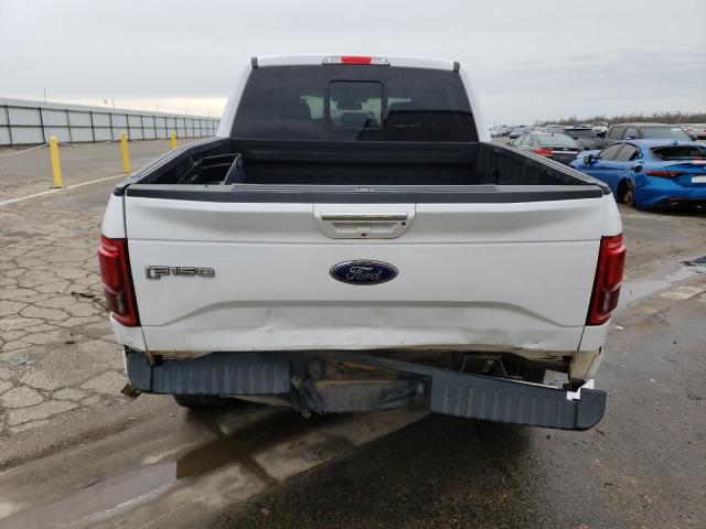 1FTEW1EG3GKE56234 - 2016 FORD F150 SUPER WHITE photo 6