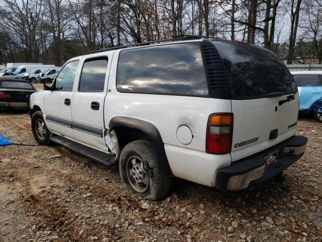 1GNEC16Z72J185239 - 2002 CHEVROLET SUBURBAN C1500 WHITE photo 2