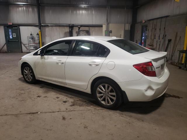 19XFB2F92CE308949 - 2012 HONDA CIVIC EXL WHITE photo 2