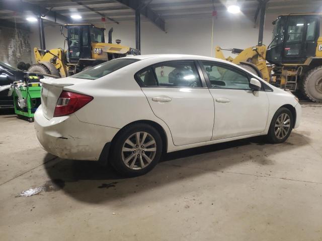 19XFB2F92CE308949 - 2012 HONDA CIVIC EXL WHITE photo 3