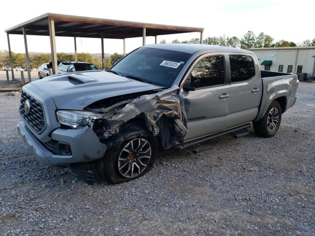 5TFAZ5CN2MX100127 - 2021 TOYOTA TACOMA DOUBLE CAB 银色 照片 1