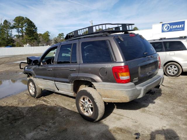 1J4GW48S9YC346868 - 2000 JEEP GRAND CHER LAREDO GRAY photo 2