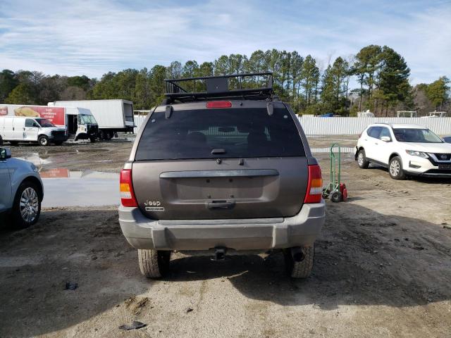 1J4GW48S9YC346868 - 2000 JEEP GRAND CHER LAREDO Մոխրագույն լուսանկար 6