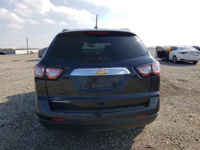 1GNKRFEDXHJ249643 - 2017 CHEVROLET TRAVERSE LS BLUE photo 6