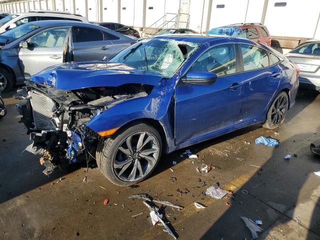 2HGFC2F8XKH533242 - 2019 HONDA CIVIC SPORT 蓝色 照片 1