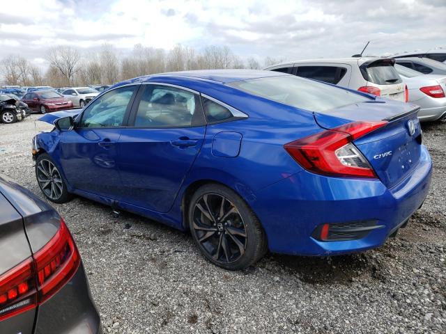 2HGFC2F8XKH533242 - 2019 HONDA CIVIC SPORT 蓝色 照片 2