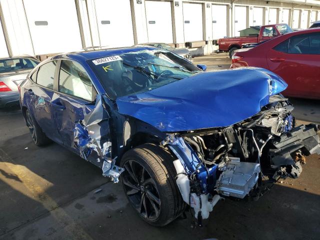 2HGFC2F8XKH533242 - 2019 HONDA CIVIC SPORT 蓝色 照片 4