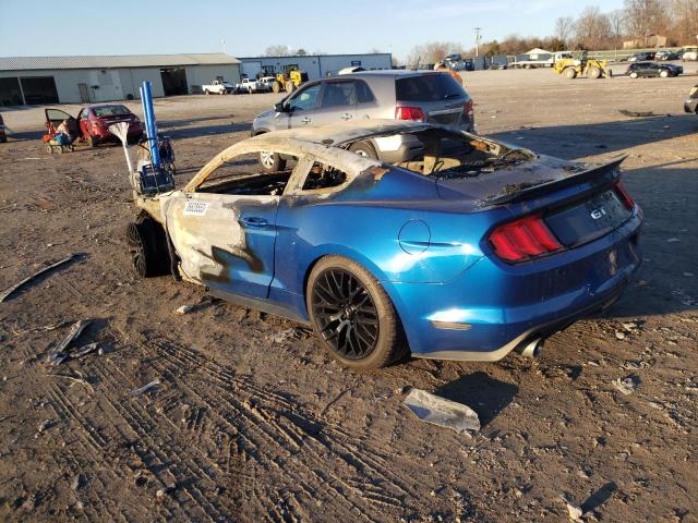 1FA6P8CF3H5234464 - 2017 FORD MUSTANG GT BLUE photo 2