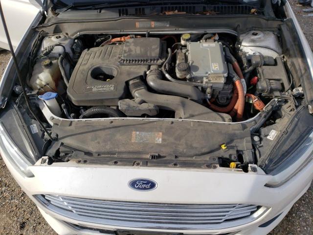 3FA6P0SU1FR279379 - 2015 FORD FUSION TITANIUM PHEV WHITE photo 11