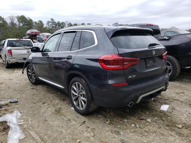 5UXTR9C53JLD72805 - 2018 BMW X3 XDRIVE30I GRAY photo 2