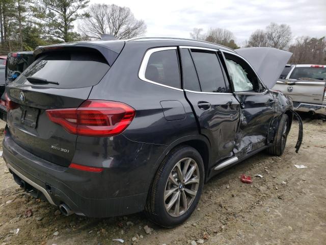 5UXTR9C53JLD72805 - 2018 BMW X3 XDRIVE30I GRAY photo 3